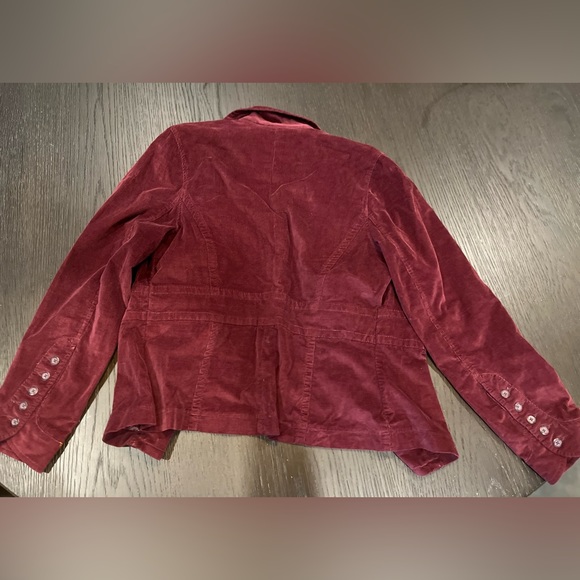 a.n.a A New Approach Red Corduroy Large 3 Button Collared Jacket. Cool Coat - Picture 5 of 6